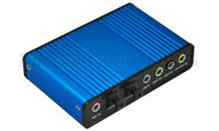 USB 6 Channel 5.1 External Audio Sound Card For S/PDIF  