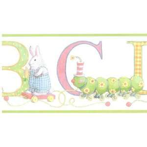 Alphabet Toys Pastel Wallpaper Border by Chesapeake in Crazy About 