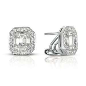  White Gold Diamond Earring Jewelry