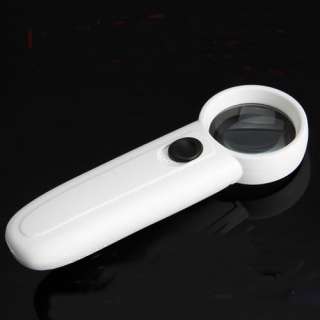 10x 35mm Handle Magnifier Magnifying Glass With LED Lamp  