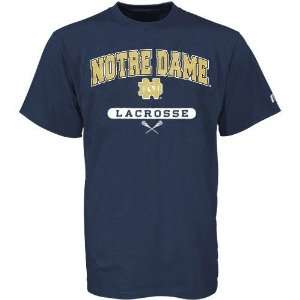  NCAA Russell Notre Dame Fighting Irish Navy Blue Lacrosse 