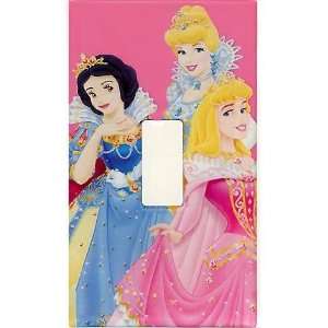 Disney Princess Light Switch Plate Sticker Girls Single Switchplate 