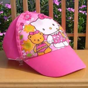  Hello Kitty Fuschia childrens peaked Cap Hat Adorable Baby