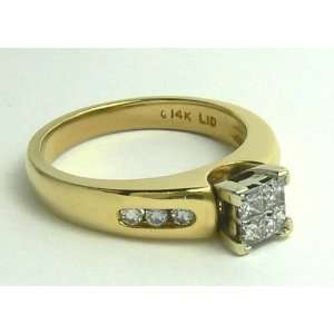  1.0tcw Blissful Diamond & Yellow Gold Ring Everything 