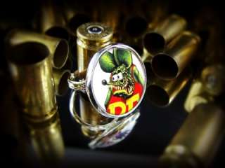 Rat Fink Ed Roth Hot Rod Culture Classic Rockabilly Sterling Silver 