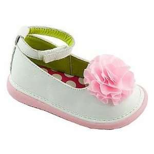  Wee Squeak AM2515WH Girls Ankle Strap Mary Jane Baby