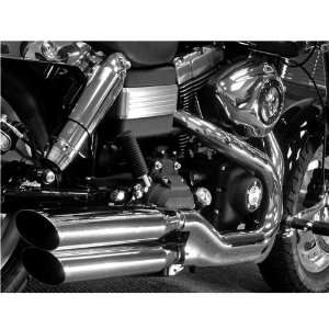   Oval Mufflers for 2008 2011 Harley Davidson FXDF Fat Bob Motorcycles