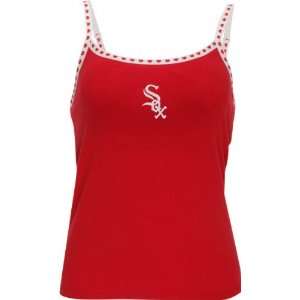 Chicago White Sox Womens Heart Spaghetti Strap Tank  