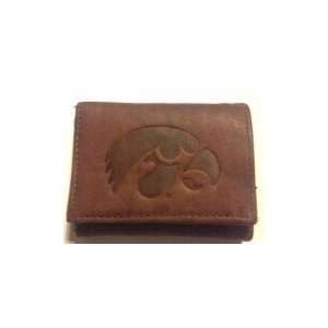  Hawkeye Chocolate Brown Soft Leather Trifold Wallet 