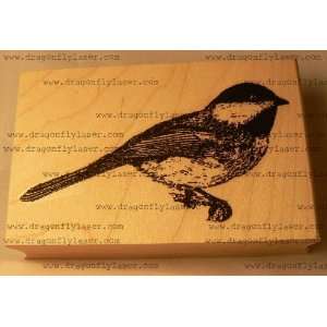  Chikadee bird rubber stamp WM Arts, Crafts & Sewing