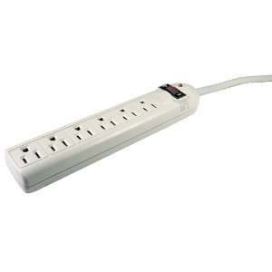  Cables Unlimited SRG 2000 6 Outlet Plastic 1 MOV 