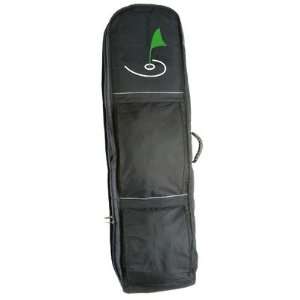  Deluxe Wheeled Travel Golf Bag in Black