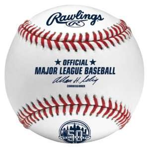 MLB New York Mets Rawlings Baseball with New York Mets 50th 