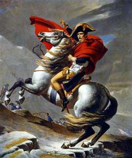 Napoleon I crossing the Alps at St. Bernard  