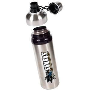  Sports NHL SHARKS 24oz Colored Stainless Steel Water 