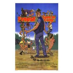  Ernest Goes To Camp Original Movie Poster, 27 x 41 (1987 