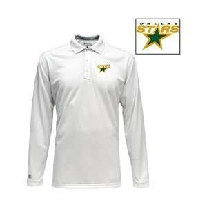  Antigua Dallas Stars Victor Long Sleeve Polo Shirt 