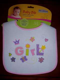 Little Mimos Sweet Baby Assorted Bibs, 0 24 Months, Baby Shower 