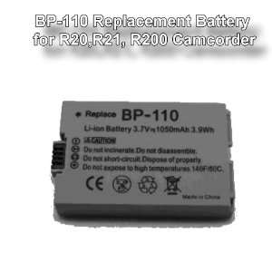  HF R20, R21, R200 Flash Memory Camcorder Replacement Battery Pack 