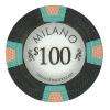 1000 Milano 10G Clay Poker Chip Set Acrylic Case w/ Bonus Pack  