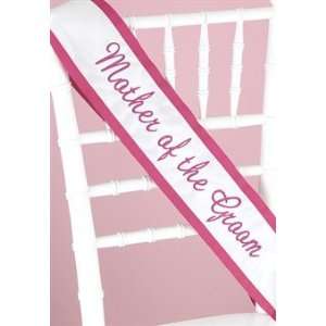  Mother of the Groom Sash 