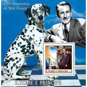  Walt Disney 100th Anniversary Souvenir Sheet Stamp St 