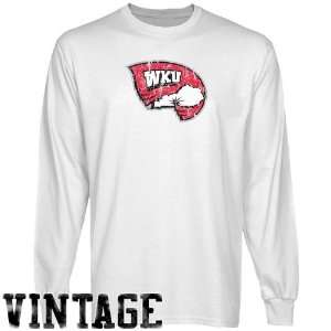  Western Kentucky Hilltoppers White Distressed Logo Vintage 
