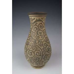  One Jizhou Ware Porcelain Vase, Chinese Antique Porcelain 