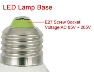 7W E27 AC 85~ 265V Warm White LED Globe Ball Lamp   Two Years Warranty 