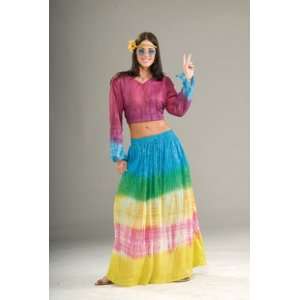  Tie Dye Hippie Skirt Adult Costume 