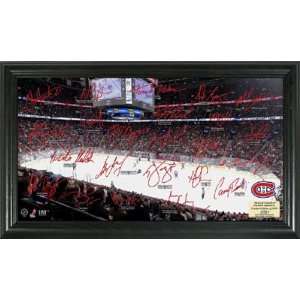  Montreal Canadians NHL Signature Rink Arena Framed Art 