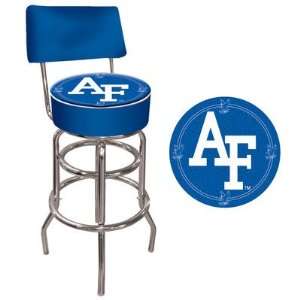  Air Force Padded Bar Stool with Back 