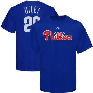 Majestic Chase Utley Philadelphia Phillies #26 Youth Player T Shirt 