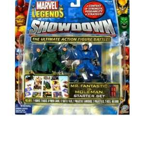   Figure 2Pack with Super Poseable Moleman Mr. Fantastic Toys & Games