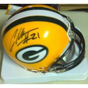 CHARLES WOODSON SIGNED AUTOGRAPHED GREEN BAY PACKERS MINI 