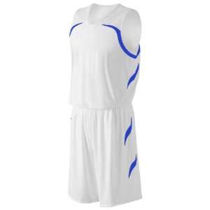  Holloway Dunbar Basketball Shorts H220   WHITE/ROYAL 2XL 