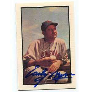  Early Wynn Autographed / Signed 1983 Reprint 1953 Bowman 