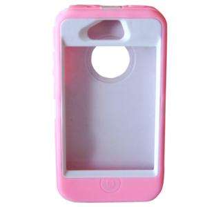 PINK Hard Case Cover With Rubber Skin For iPhone AT&T Verizon Sprint 
