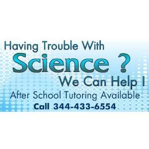   Banner   After School Science Tutoring Available 
