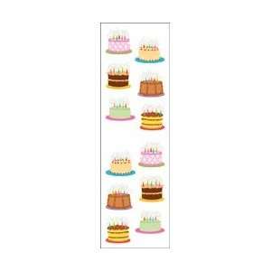  Mrs. Grossmans Stickers Birthday Cakes; 6 Items/Order 