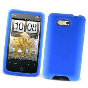  HTC Aria (AT&T) Silicone Skin Case, Blue Cell Phones 