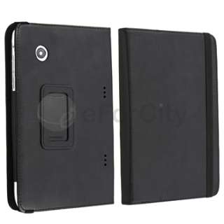LEATHER CASE COVER+SCREEN GUARD+HEADSET FOR HTC FLYER  