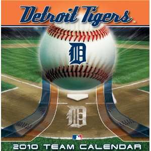  DETROIT TIGERS 2010 MLB Daily Desk 5 x 5 BOX CALENDAR 