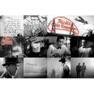 Casablanca Memories Collage Movie Cinema Poster 24 x 36 inches  