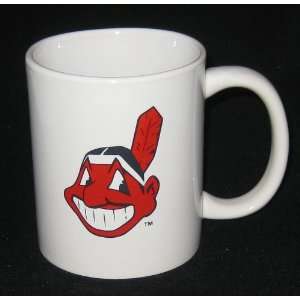  Cleveland Indians MLB 11 oz. Logo White Ceramic Coffee Mug 