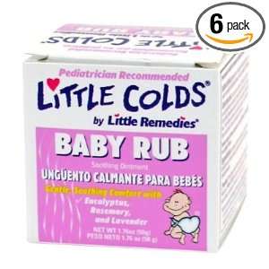  Little Remedies Little Colds Baby Rub 1.76 Oz (Pack of 6 
