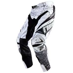  2012 Oneal Hardwear Mixxer Motocross Pants   White   34 