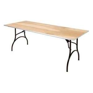 Mity Lite Madera Plywood Folding Table   Rectangle 18X 72  