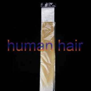 4sizes 7pcs remy human hair clips on extension,24colors  