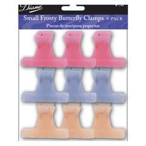  Diane Small Frosty Butterfly Clamps   9 pack Beauty